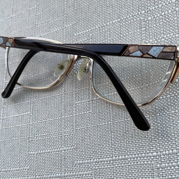 Liz Claiborne Women Eyeglasses Frame Brown Tone Metal Frame Glasses L624 ORF4 - Picture 5 of 12